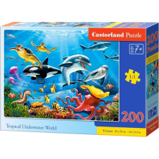 Castorland B-222094 kirakós játék 200 db Állatok (342940) puzzle, kirakós