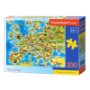 Castorland Európa térkép puzzle 100 db-os Castorland 40 x 29 cm