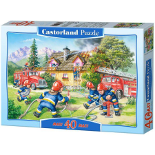 Castorland Fire Brigade 40 Maxi pcs Kirakós játék 40 db Rajzfilmek (040025) puzzle, kirakós