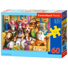 Castorland Hravic kisállatok puzzle 60 darabos - CASTORLAND puzzle, kirakós