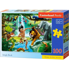 Castorland Puzzle 100 darab – A dzsungel könyve (111022) puzzle, kirakós