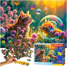 Castorland Puzzle 100 darab Varázslatos reggel - Macska 6+ puzzle, kirakós