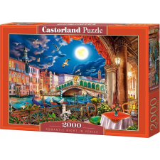 Castorland Puzzle 2000 Elem Romantikus Éjszaka Velencében (5904438200986) puzzle, kirakós
