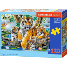Castorland Puzzle - Tigrisek, 120 Darab (341383) puzzle, kirakós