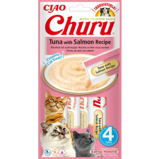 CAT Inaba Cat Churu püré macskáknak (tonhal-lazac) 4 x 4darab macskaeledel