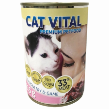 Cat Vital Kitten Poultry & Game (szárnyas-vad) 415 g macskaeledel