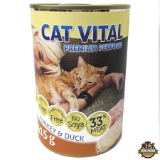 Cat Vital konzerv kacsa+pulyka 415gr macskaeledel