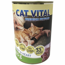  Cat Vital konzerv nyúl+szív 415gr macskaeledel