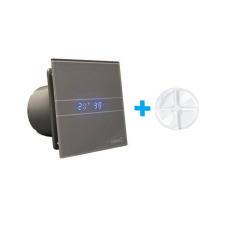 Cata E-100GSTH időzítővel és páraérzékelővel Ezüst, visszacsapó szeleppel ventilátor