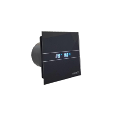 Cata Fürdőszoba ventilátor CATA E-120GTH BK időzítővel és páraérzékelővel, fekete ventilátor