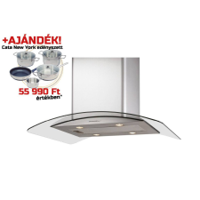 Cata - Páraelszívó ISLA GAMMA 900 X/D + CATA NEW YORK edényszett páraelszívó