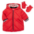 Catimini Steppelt kabátok CR42013-38 Piros 12 hónapos