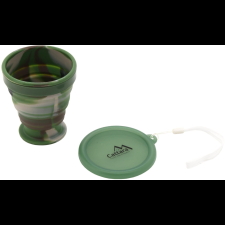 CATTARA Army szilikon, összecsukható, 200 ml (8591686136388) kulacs, kulacstartó