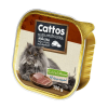 CATTOS Cattos Alucup macskaeledel májas 100g