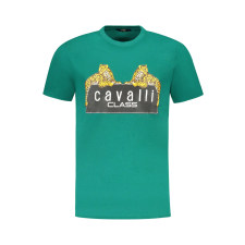 Cavalli Class CAVALLI OSZTÁLY RÖVID UJJÚ PÓLÓ FÉRFI ZÖLD férfi póló