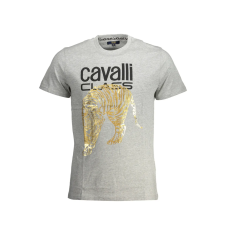 Cavalli Class RÖVID UJJÚ FÉRFI PÓLÓ SZÜRKE férfi póló