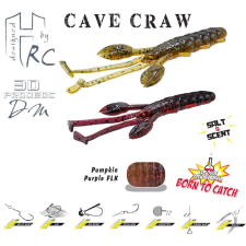  CAVE CRAW 3.8&quot; 9.6cm Pumpkin Purple Flk csali