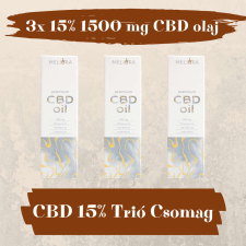 CBD Trió Csomag 3x15% 1500 mg gyógyhatású készítmény