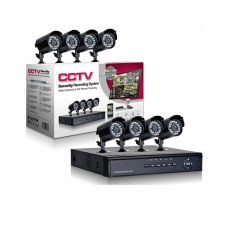CCTV kamerarendszer - 4 kamerás megfigyelő rendszer megfigyelő kamera