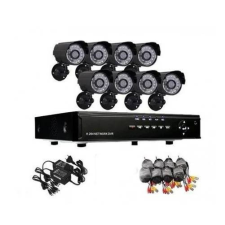 CCTV kamerarendszer - 8 kamerás megfigyelőrendszer megfigyelő kamera