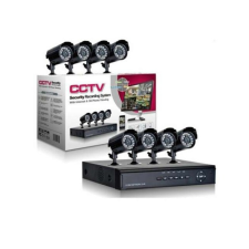  CCTV online megfigyelő rendszer, 4 kamera, kültéri/beltéri 1HDMI, 220V megfigyelő kamera
