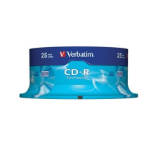  CD-R lemez, 700MB, 52x, hengeren, VERBATIM DataLife írható és újraírható média
