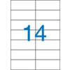 CDC UK Ltd. A4 Etikett, univerzális, 105x42,4 mm, VICTORIA, 1400 etikett/csomag
