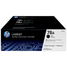  CE278AD Lézertoner LaserJet P1566, P1606 nyomtatókhoz, HP 78A, fekete, 2*2,1k nyomtatópatron & toner
