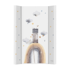 CEBA BABY Pelenkázó alátét 2-oldalas merev deszkával (50x70) Basic Rainbow Home pelenkázó matrac