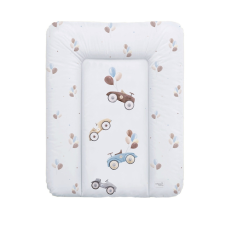 Ceba Baby Pelenkázó Alátét Komódra Puha Retro Autók Mintával 50x70cm - Ftalátmentes, Könnyen Tisztítható pelenkázó matrac