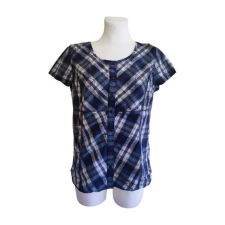  Cecil sötétkék kockás női blúz (méret: L) blúz