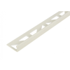 CELL L alakú alumínium csempeszegély tört fehér jázmin színű élvédő 15 mm-es profil