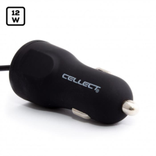 CELLECT 12W Autós töltő Micro USB csatlakozással, 2.4A mobiltelefon kellék