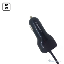 CELLECT 12W Autós töltő micro USB kábellel és adapterrel mobiltelefon kellék