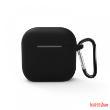 CELLECT Airpods 4 szilikon tok, Fekete, 2.5 mm fülhallgató, fejhallgató tok