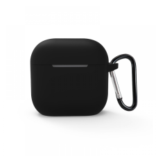 CELLECT Airpods 4 szilikon tok, Fekete, 2.5 mm (AIRPODS4-CASE2.5-BK) fülhallgató, fejhallgató tok