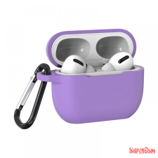 CELLECT Airpods Pro szilikon tok, Lila, 2.5mm fülhallgató, fejhallgató tok