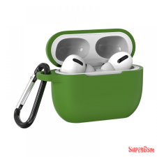 CELLECT Airpods Pro szilikon tok, Sötét zöld, 2.5mm fülhallgató, fejhallgató tok