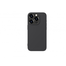 CELLECT Apple iPhone 15 Pro Max prémium szilikon tok, fekete tok és táska