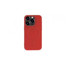 CELLECT Apple iPhone 15 Qi Szilikon Tok - Piros (5999112876601) mobiltelefon kellék