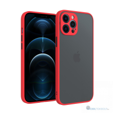 CELLECT iPhone 12 műanyag tok, piros, fekete tok és táska