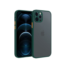 CELLECT iPhone 12 Pro műanyag tok, zöld, narancs tok és táska