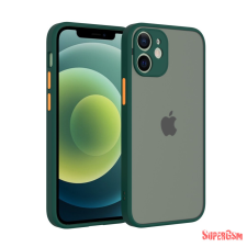 CELLECT iPhone 13 Pro Max műanyag tok, zöld, narancs tok és táska
