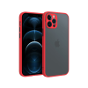 CELLECT iPhone 13 Pro műanyag tok, piros-fekete (CEL-MATT-IPH13P-RBK)