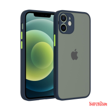 CELLECT iPhone 14 Plus műanyag tok, kék, zöld tok és táska