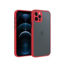 CELLECT iPhone 14 Pro Max műanyag tok, piros, fekete tok és táska