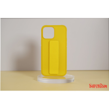 CELLECT iPhone 14 TPU+PC gumírozott kitámaszt. tok,Sárga tok és táska