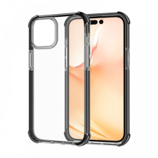 CELLECT iPhone 14 ütésálló szilikon tok átlátszó-fekete (CEL-SCK-IPH1461-BK) tok és táska