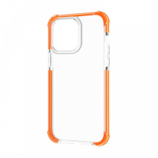 CELLECT iPhone 15 Plus ütésálló szilikon tok átlátszó-narancssárga (CEL-SCK-IPH15P-O) tok és táska