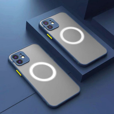 CELLECT iPhone 15 Pro mágneses műanyag tok kék-zöld (CEL-MATTMIPH15PR-BLG) tok és táska